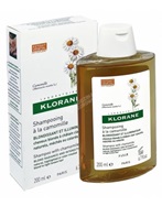 Klorane szampon do włosów na bazie wyciągu z rumianku 200 ml