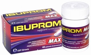 Ibuprom max 400 mg x 48 tabl drażowanych