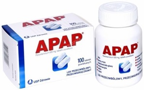 Apap 500 mg x 100 tabl powlekanych